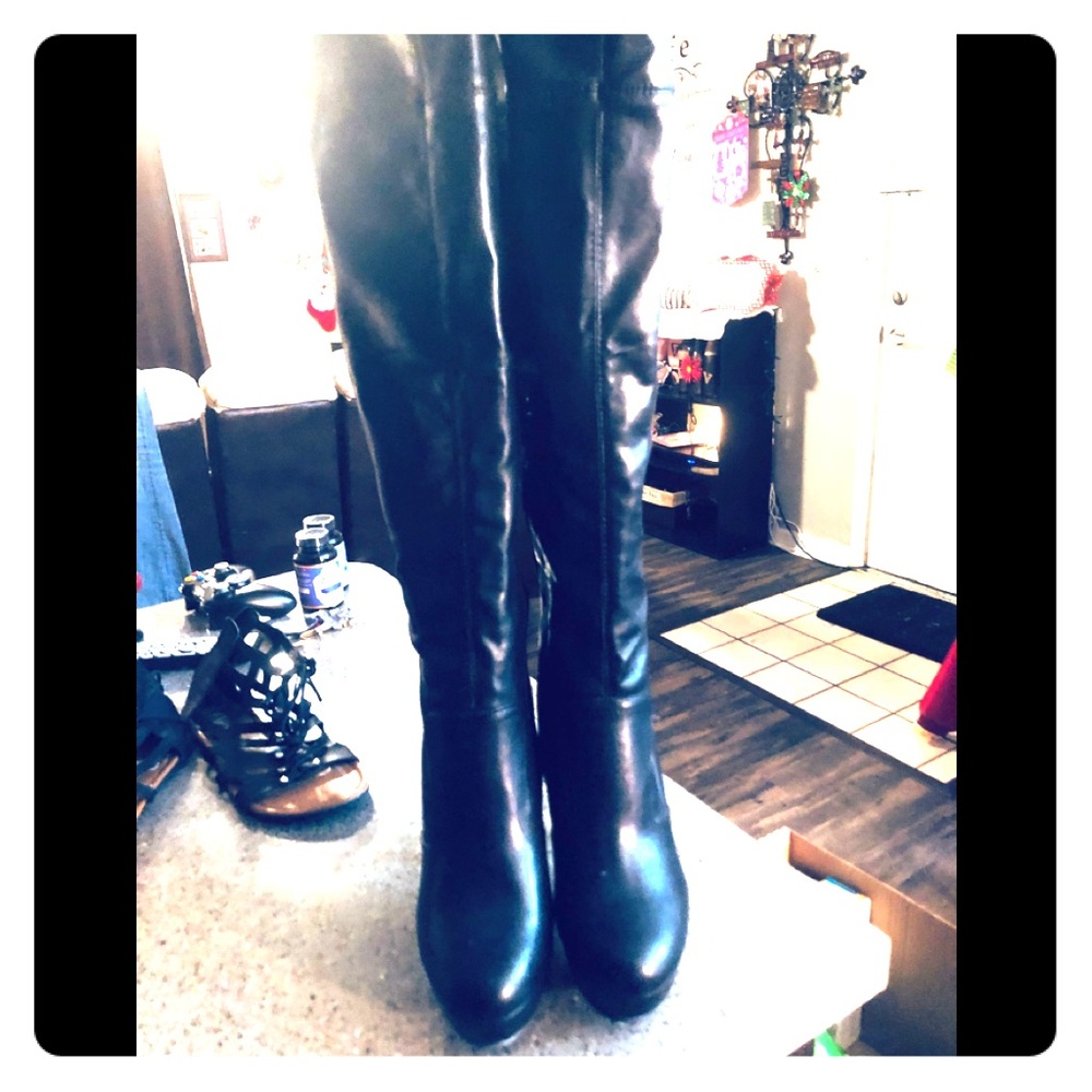 Knee high boots